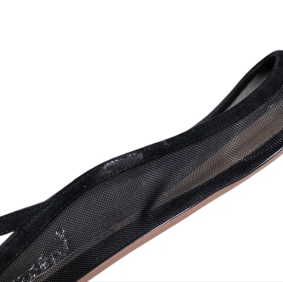 AQUAZZURA SECRET AFFAIR BALLET SHEER FLATS 37/US 7 - Picture 14 of 16